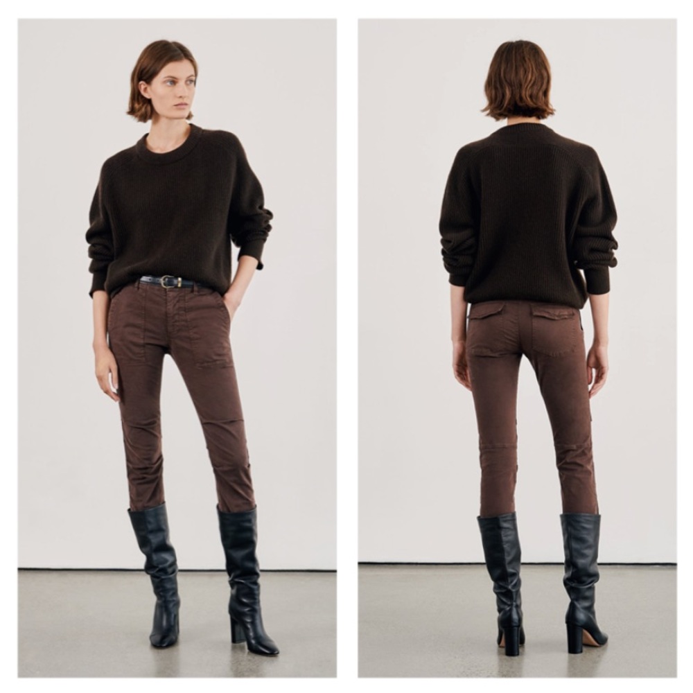 New! Nili Lotan CROPPED MILITARY PANT